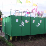 Glastonbury Festival toilets in the year 2007